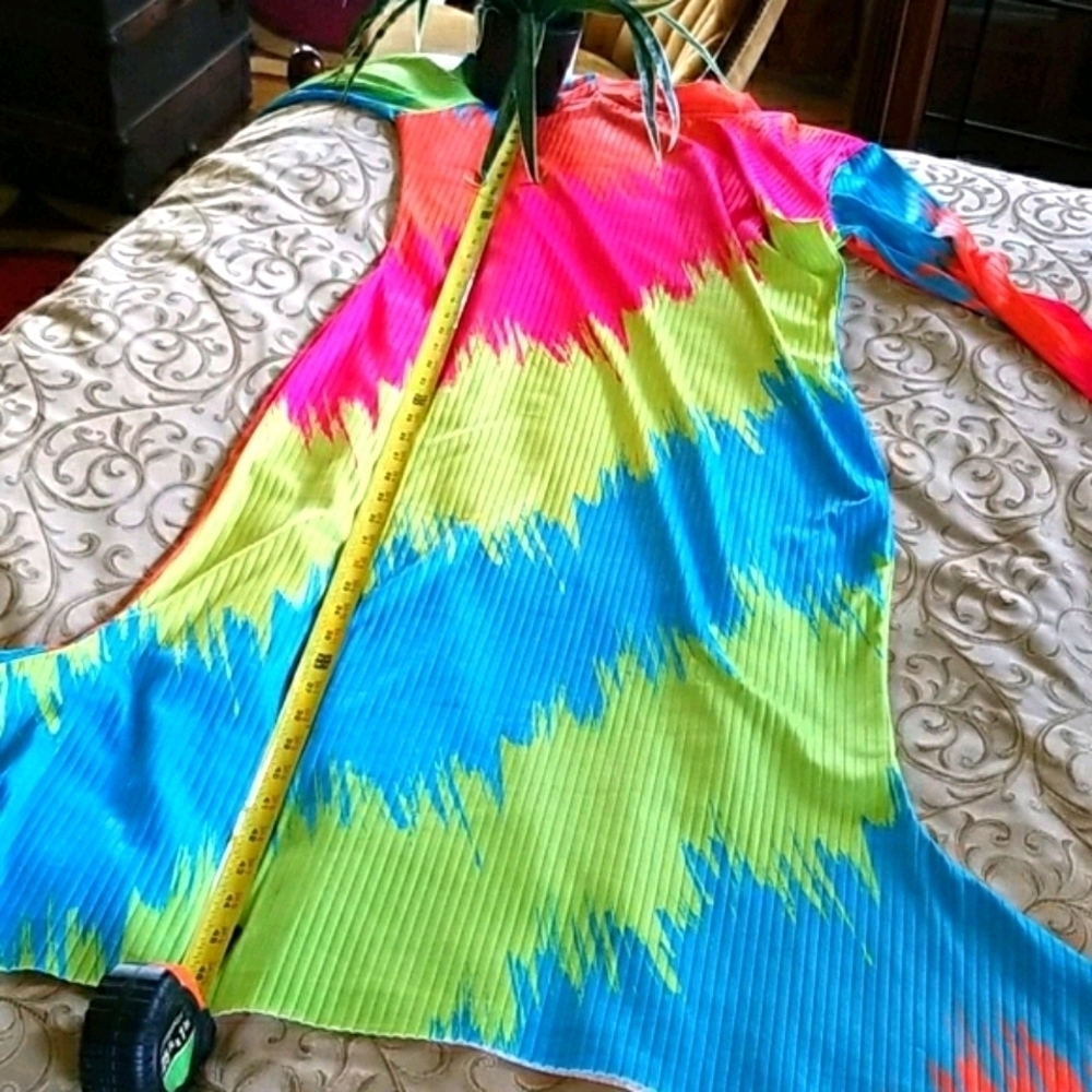 JAZZY COLORFUL DRESS - Picture 7 of 10